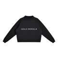 Gold Morals Essential Fleece Mock-Neck Crew Sweatshirt