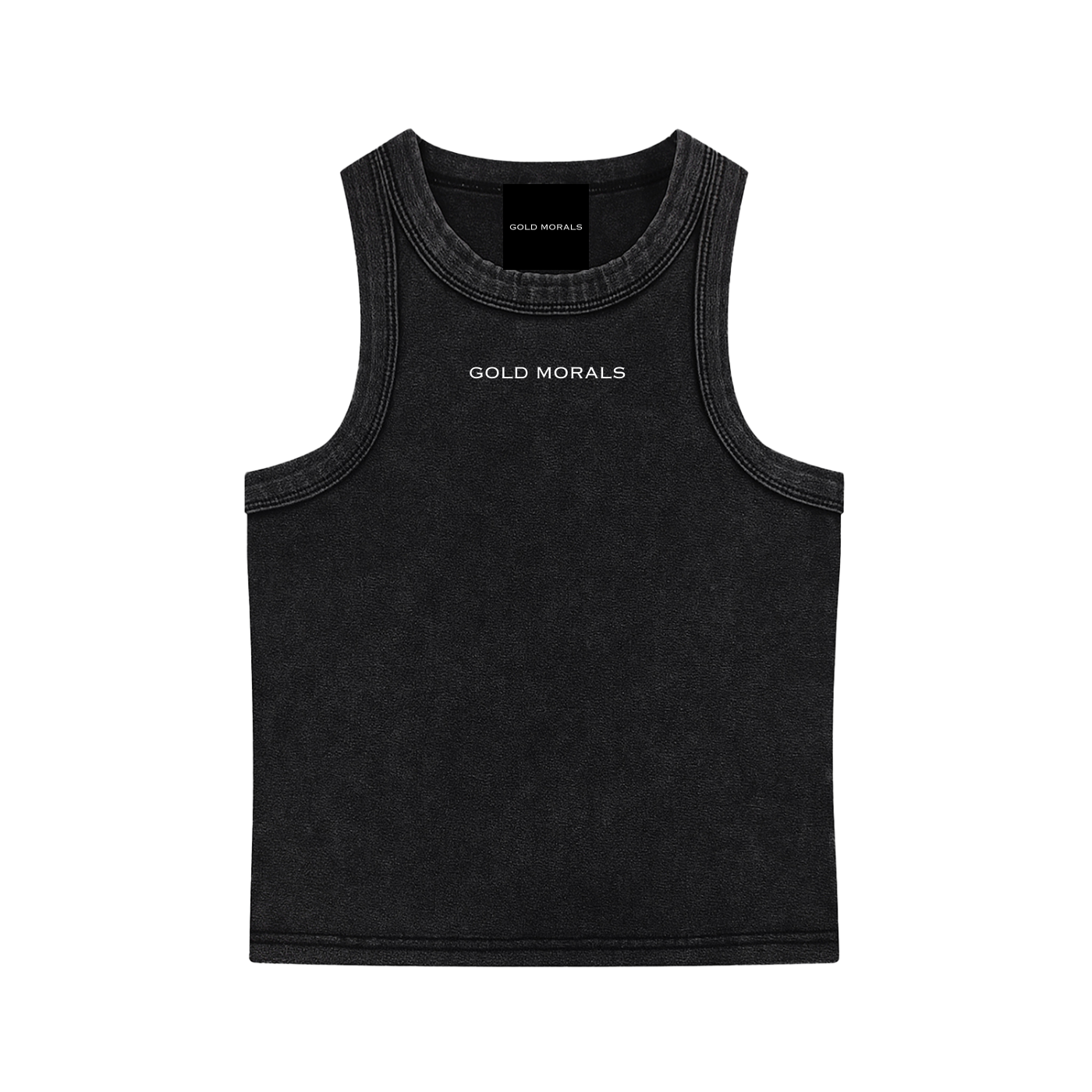 Gold Morals Snow Washed Tank Top