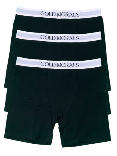 GOLD MORALS Classic Black Underwear (3 set)